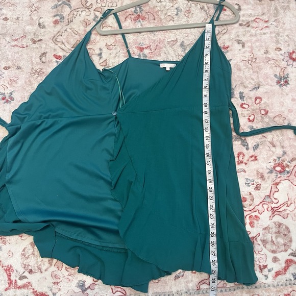 Gianni Bini Women's Medium‎ Cocktail Emerald Green Dress Adjustable Straps Party - Picture 7 of 8